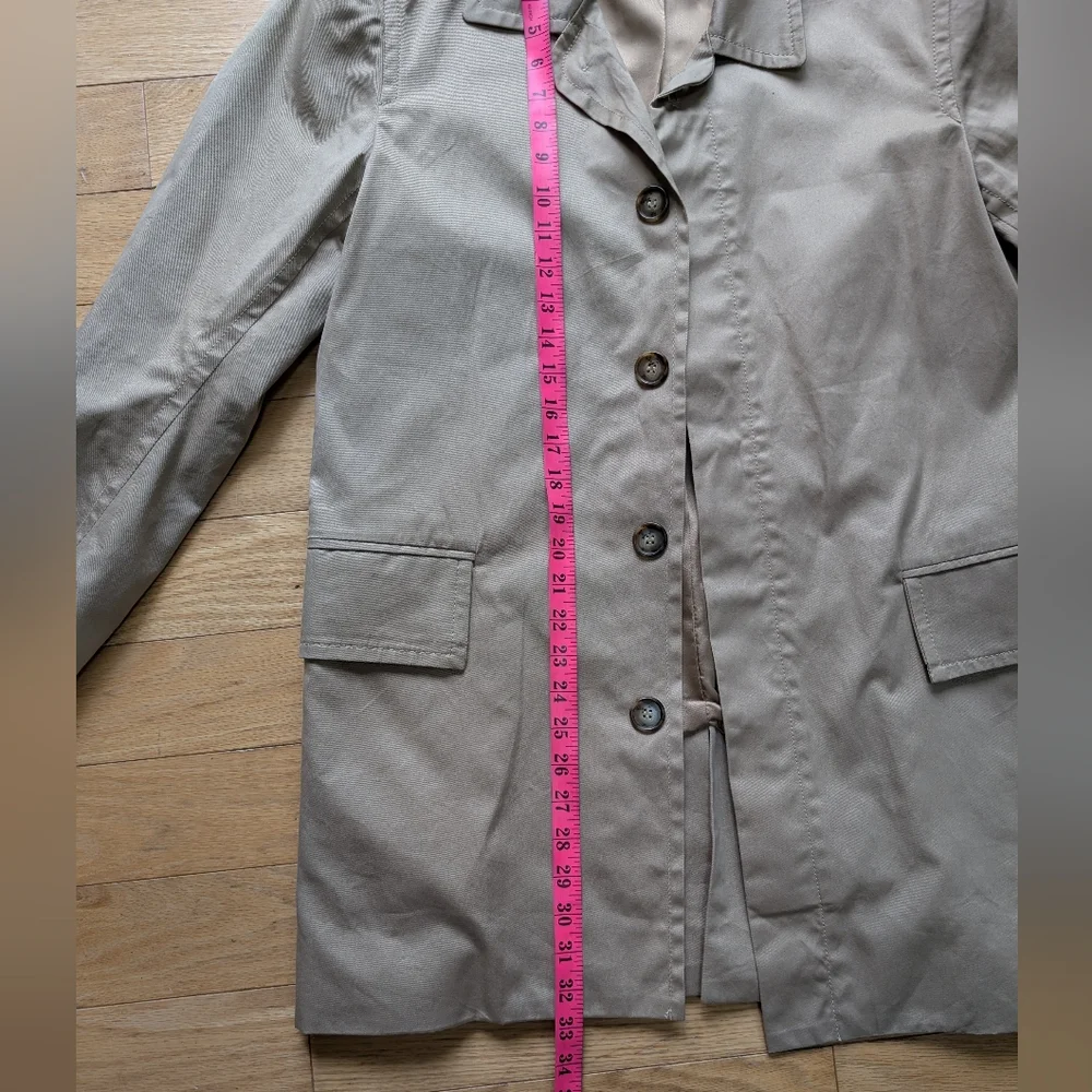 Men's Tan Trenchcoat (Lova) Small - Picture 4 of 6